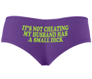 It’s Not Cheating If My Husband Has A Small Dick - Purple Boyshort