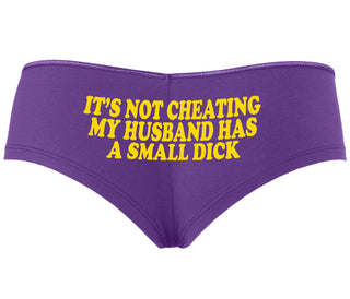 It’s Not Cheating If My Husband Has A Small Dick - Purple Boyshort