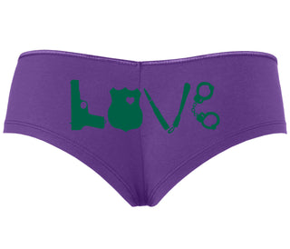 Police Love - Purple Boyshort