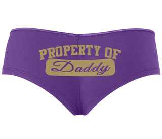 Property Of Daddy - Athletic Look - Purple Boyshort
