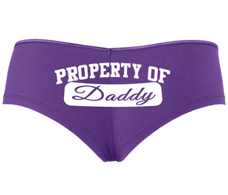 Property Of Daddy - Athletic Look - Purple Boyshort