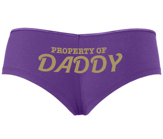 Property Of Daddy - Purple Boyshort