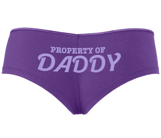 Property Of Daddy - Purple Boyshort