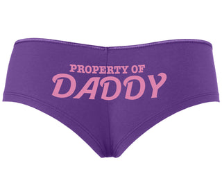 Property Of Daddy - Purple Boyshort
