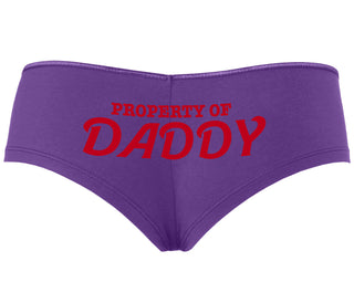 Property Of Daddy - Purple Boyshort