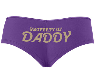 Property Of Daddy - Purple Boyshort