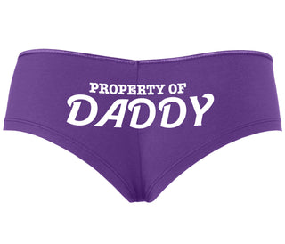 Property Of Daddy - Purple Boyshort