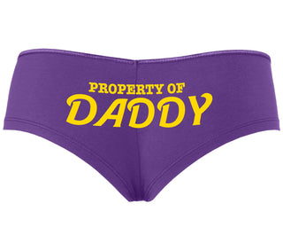 Property Of Daddy - Purple Boyshort