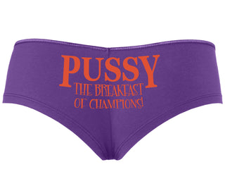 Pussy The Breakfast Of Champions - Purple Boyshort