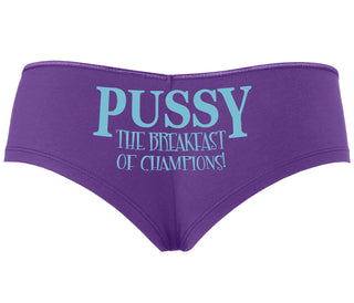 Pussy The Breakfast Of Champions - Purple Boyshort
