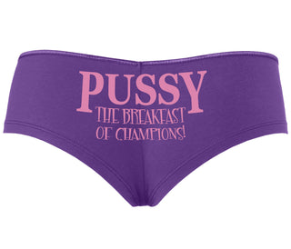 Pussy The Breakfast Of Champions - Purple Boyshort