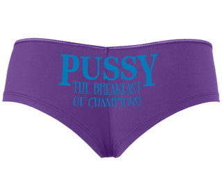 Pussy The Breakfast Of Champions - Purple Boyshort