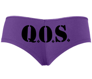 QOS - Queen of Spades - Purple Boyshort