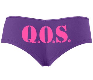QOS - Queen of Spades - Purple Boyshort