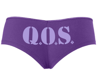 QOS - Queen of Spades - Purple Boyshort