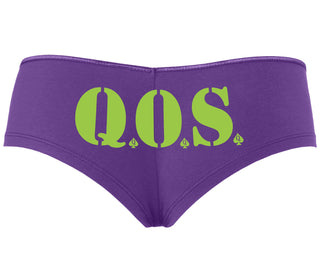 QOS - Queen of Spades - Purple Boyshort