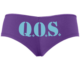 QOS - Queen of Spades - Purple Boyshort