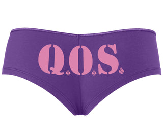 QOS - Queen of Spades - Purple Boyshort