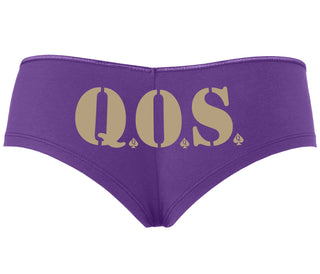 QOS - Queen of Spades - Purple Boyshort