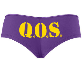 QOS - Queen of Spades - Purple Boyshort