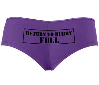 Return to Hubby Full - Purple Boyshort