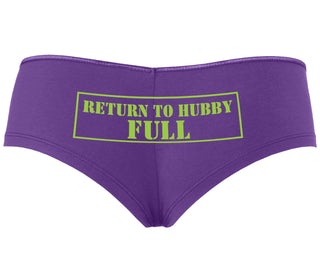 Return to Hubby Full - Purple Boyshort