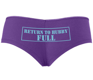 Return to Hubby Full - Purple Boyshort
