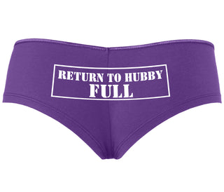 Return to Hubby Full - Purple Boyshort