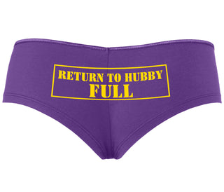 Return to Hubby Full - Purple Boyshort