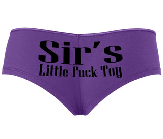 Sir's Little Fuck Toy - Purple Boyshort