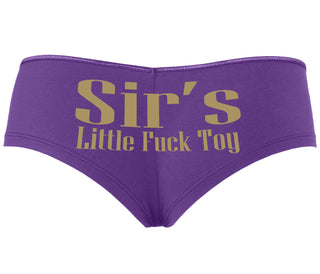 Sir's Little Fuck Toy - Purple Boyshort