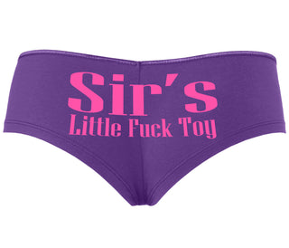 Sir's Little Fuck Toy - Purple Boyshort