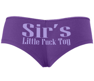 Sir's Little Fuck Toy - Purple Boyshort