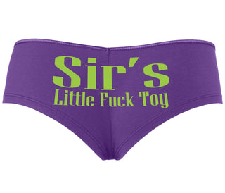 Sir's Little Fuck Toy - Purple Boyshort