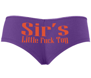 Sir's Little Fuck Toy - Purple Boyshort