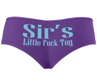 Sir's Little Fuck Toy - Purple Boyshort