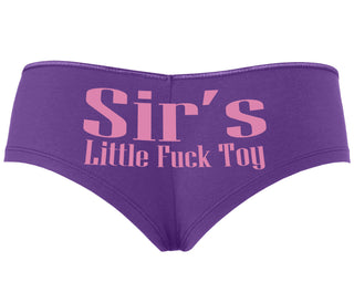 Sir's Little Fuck Toy - Purple Boyshort