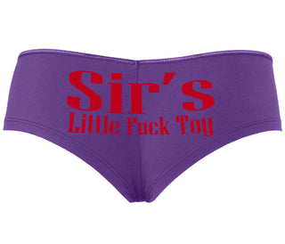 Sir's Little Fuck Toy - Purple Boyshort