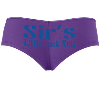 Sir's Little Fuck Toy - Purple Boyshort
