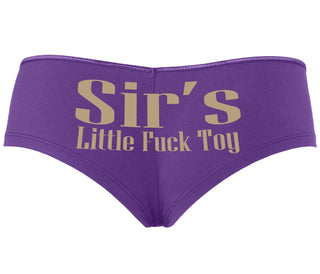 Sir's Little Fuck Toy - Purple Boyshort