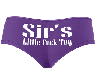 Sir's Little Fuck Toy - Purple Boyshort