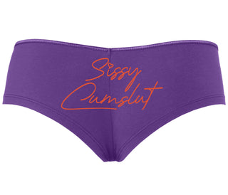 Sissy Cumslut - Purple Boyshort