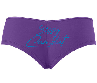 Sissy Cumslut - Purple Boyshort