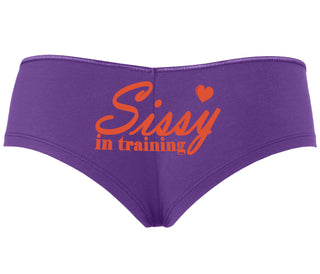 Sissy In Training - Purple Boyshort