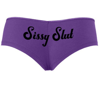 Sissy Slut - Purple Boyshort