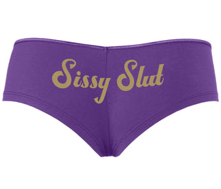 Sissy Slut - Purple Boyshort