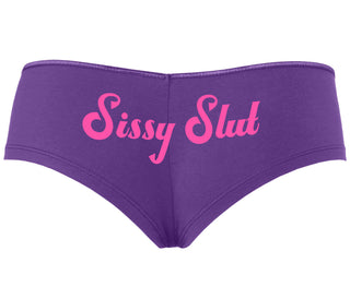 Sissy Slut - Purple Boyshort