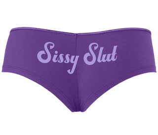 Sissy Slut - Purple Boyshort