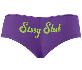 Sissy Slut - Purple Boyshort