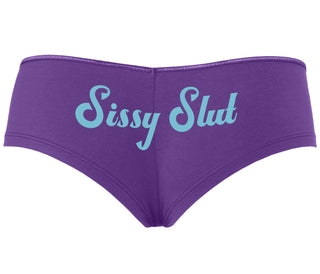 Sissy Slut - Purple Boyshort